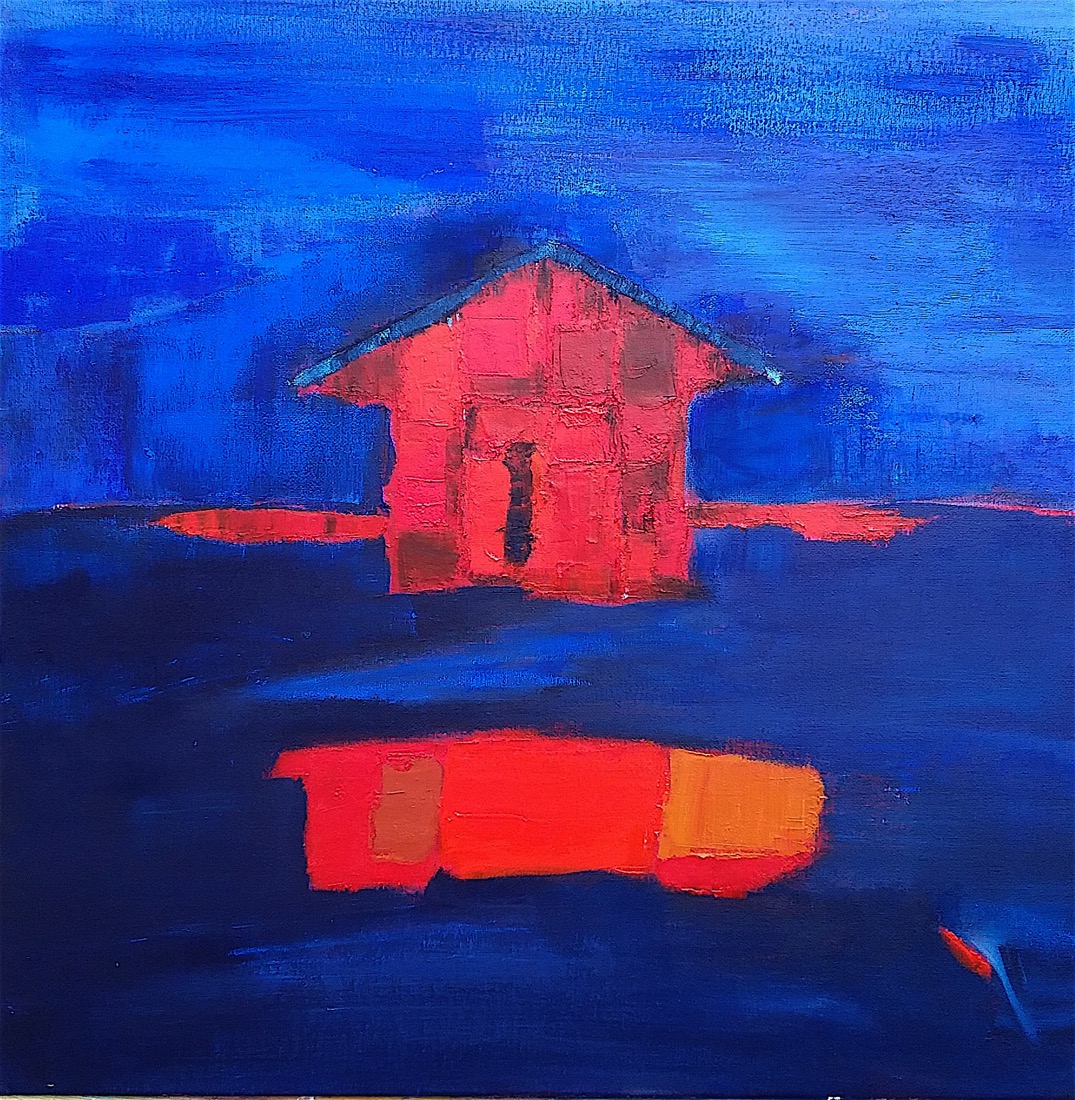 La cabane rouge - 50x50