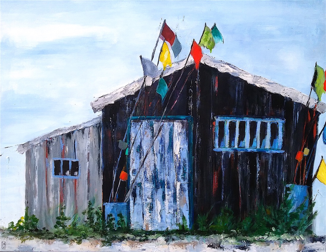 La vielle cabane - 116x89