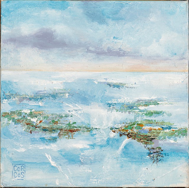 Ocean matinale - 30x30